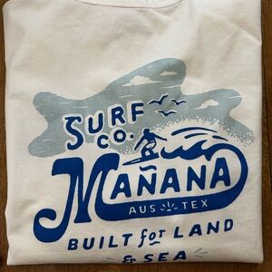 Men’s short sleeve surfer tee Manana brand size L